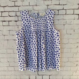 Mini starfish poplin top NEW WITH TAGS